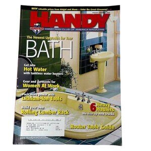 Handyman Woodworking Magazine Vol 15 Issue 80 No 1 Jan Feb 2007 u